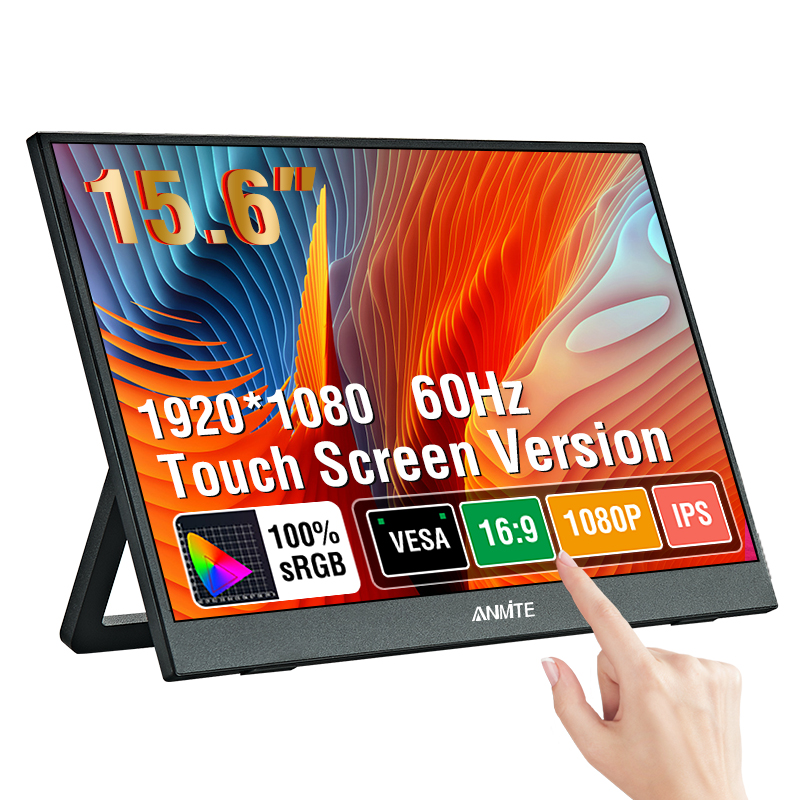 Pc Gaming Y Monitor - Anmite 15.6-Inch Portable Touch Monitor Non-touch