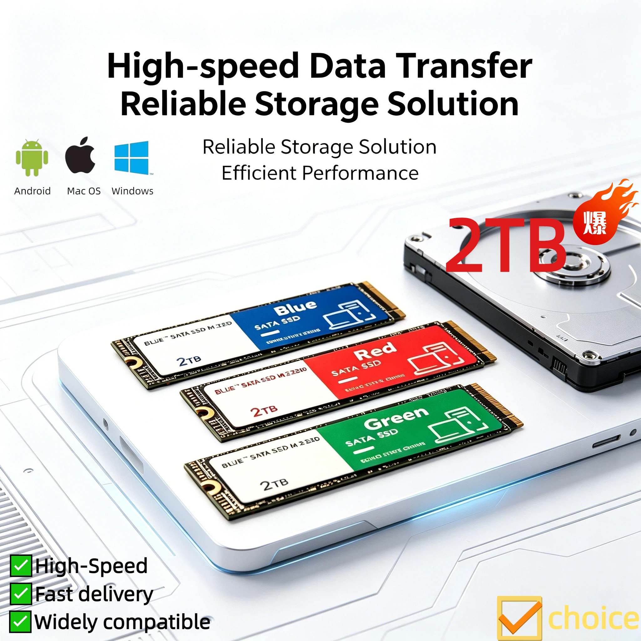 Pc Gaming Upgrades - M2 NVMe 2TB SSD 2026 High