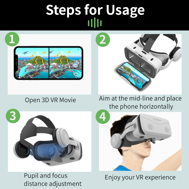 3D Viar Phone Virtual Reality  - Vr Headset Pc 리뷰 및 가격