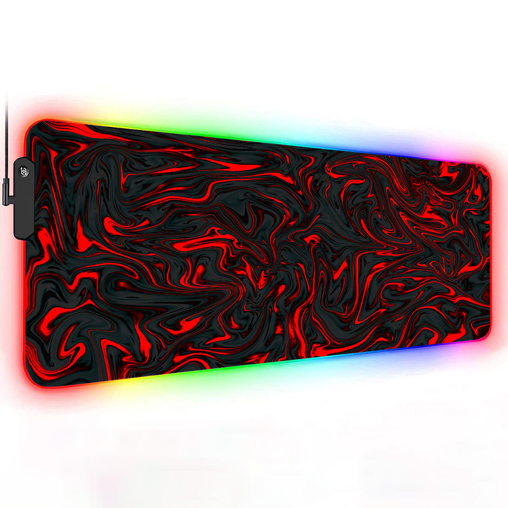 Mousepad RGB Mouse Pad Red and - Pc Gaming Liquid 리뷰 및 가격