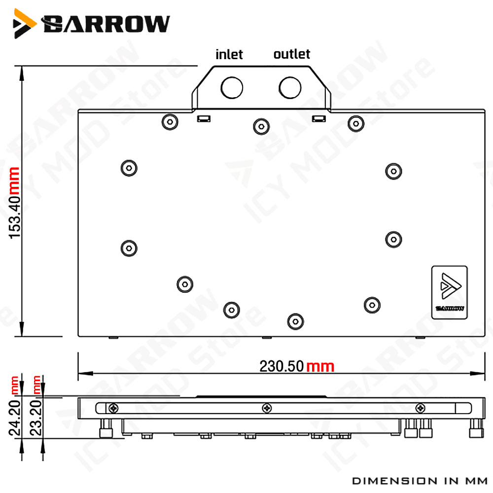 Barrow VGA Water Block for Gig - Pc Gaming Rtx 5090 리뷰 및 가격