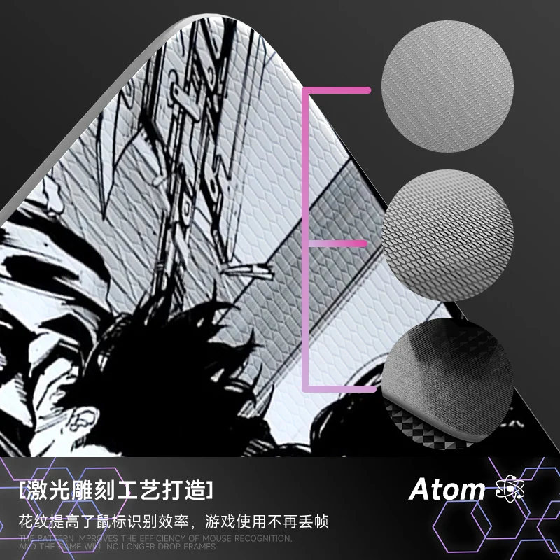 ATOM Glass Mouse Pad Manga Her - Pc Gaming Upgrades 리뷰 및 가격