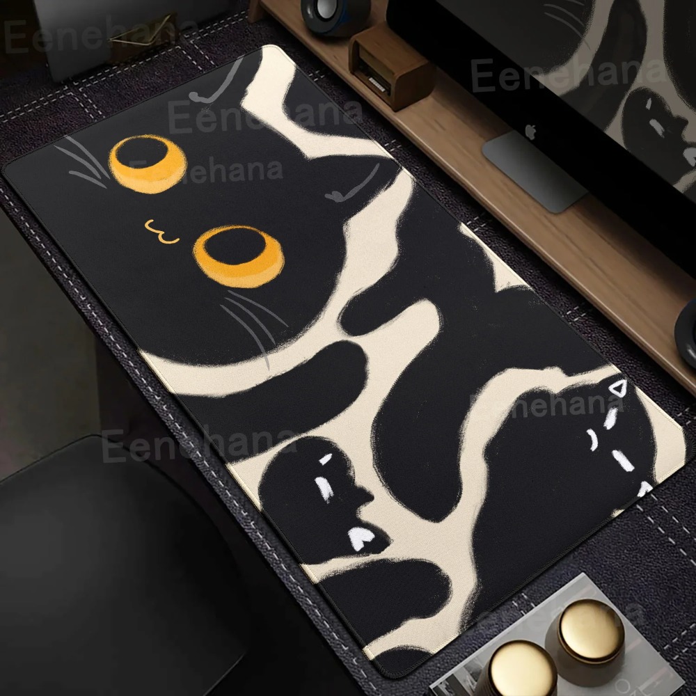 Art Black Cat Mouse Pad XXL Cu - Pc Gaming Liquid 리뷰 및 가격