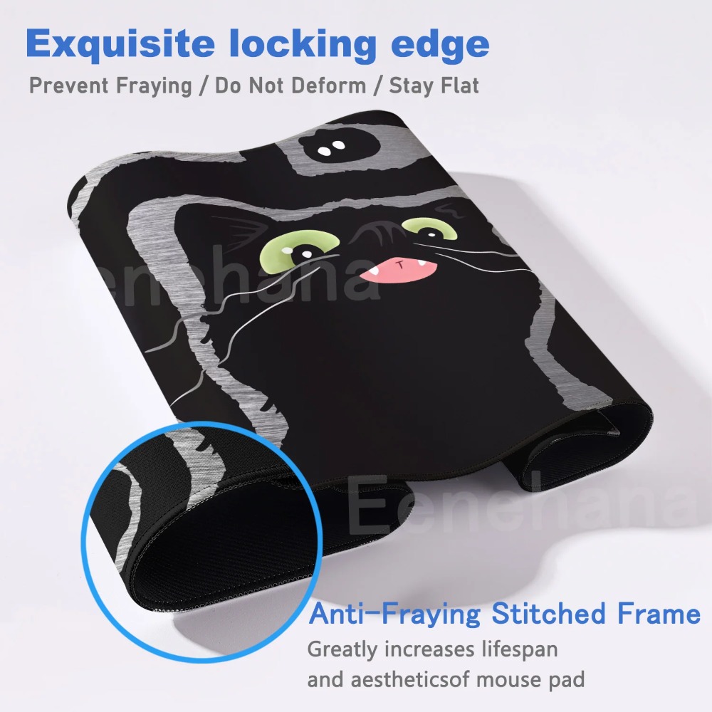 Art Black Cat Mouse Pad XXL Cu - Pc Gaming Liquid 리뷰 및 가격