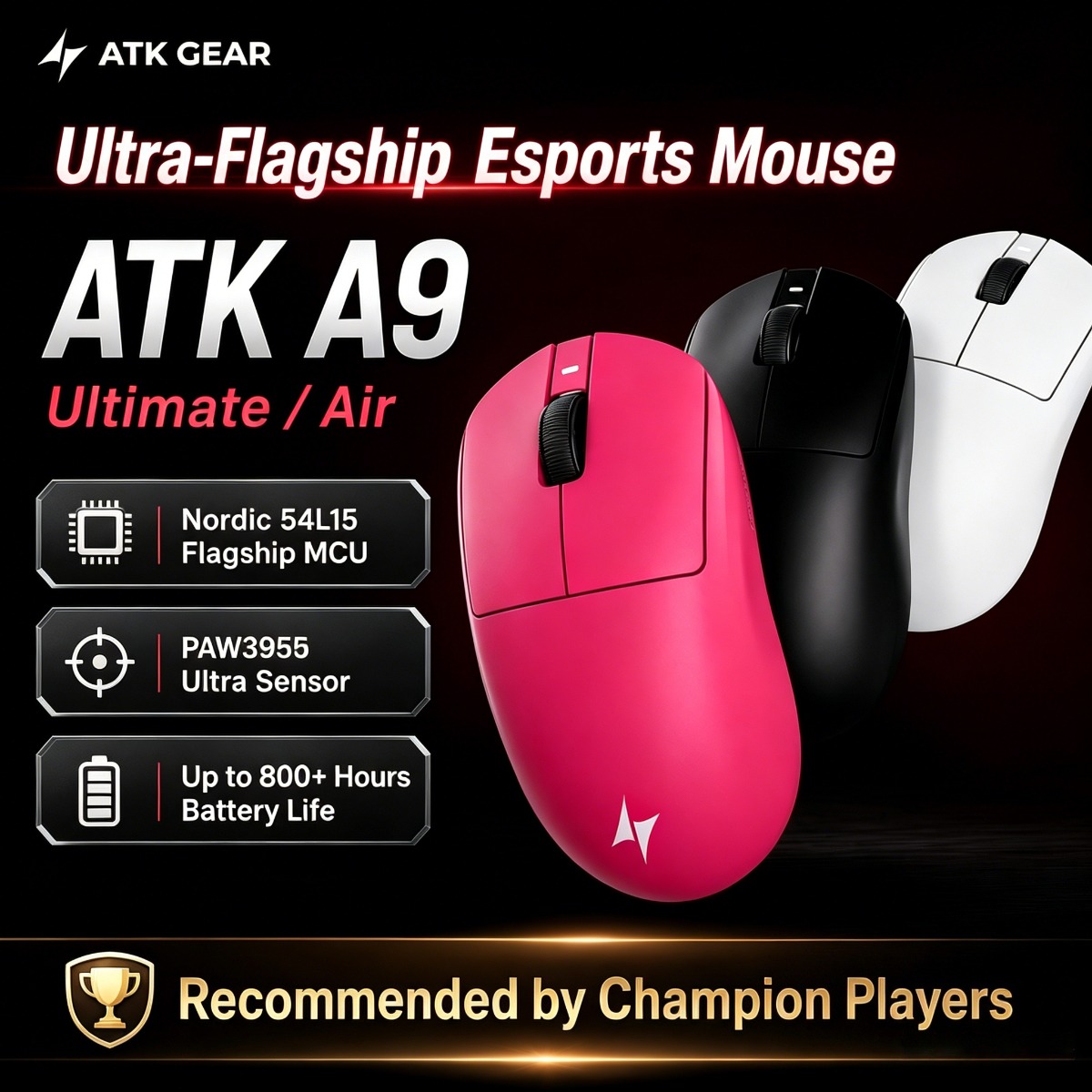 ATK Gaming Mouse DragonFly A9  - Wireless Gaming Mouse 리뷰 및 가격