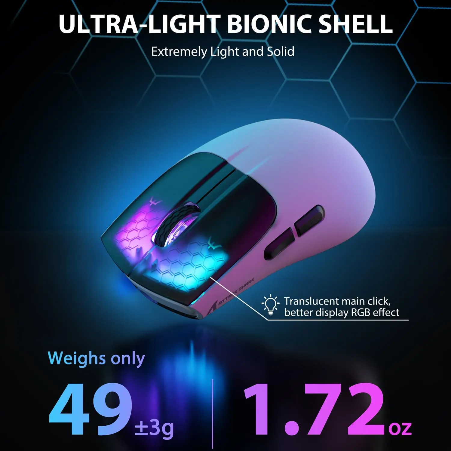 ATTACK SHARK X5 Tri-Mode Wirel - Wireless Gaming Mouse 리뷰 및 가격