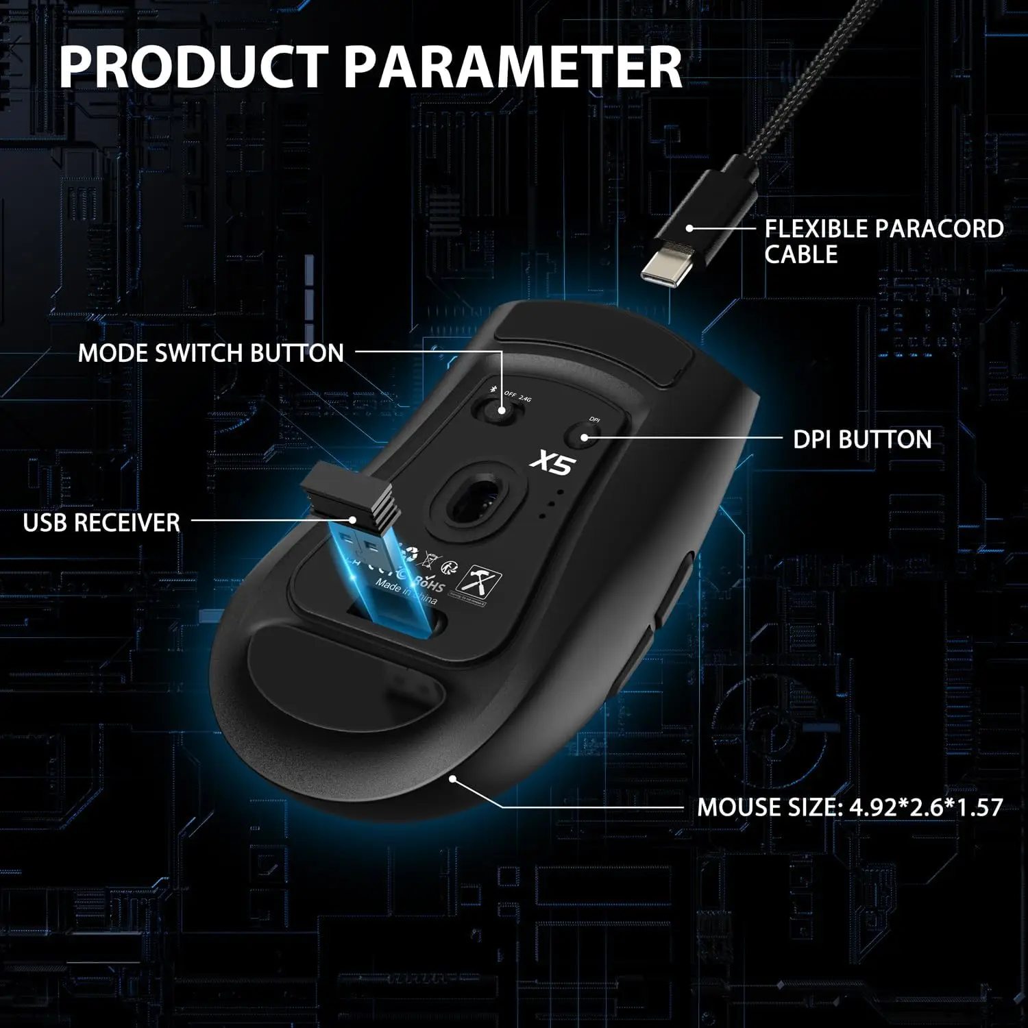 ATTACK SHARK X5 Tri-Mode Wirel - Wireless Gaming Mouse 리뷰 및 가격