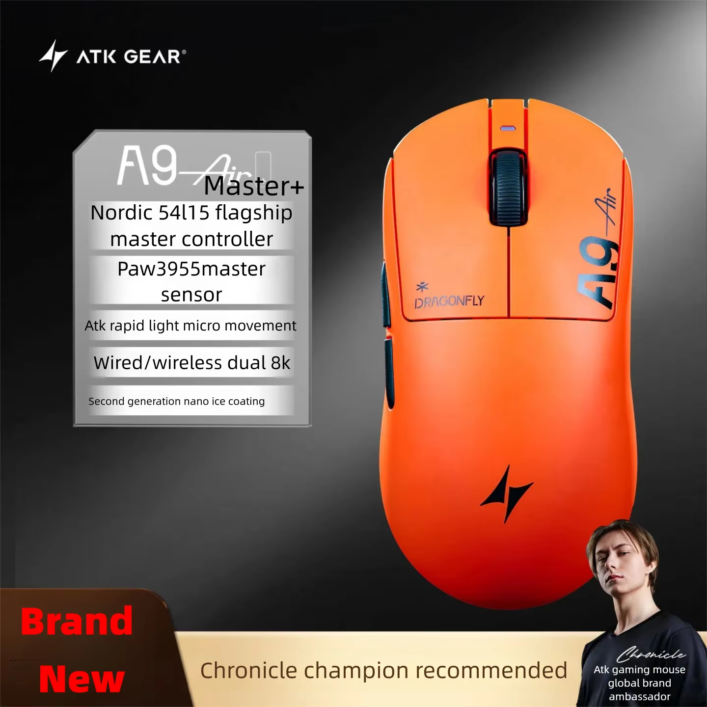 ATK A9 Air Ultimate Plus Gamin - Wireless Gaming Mouse 리뷰 및 가격