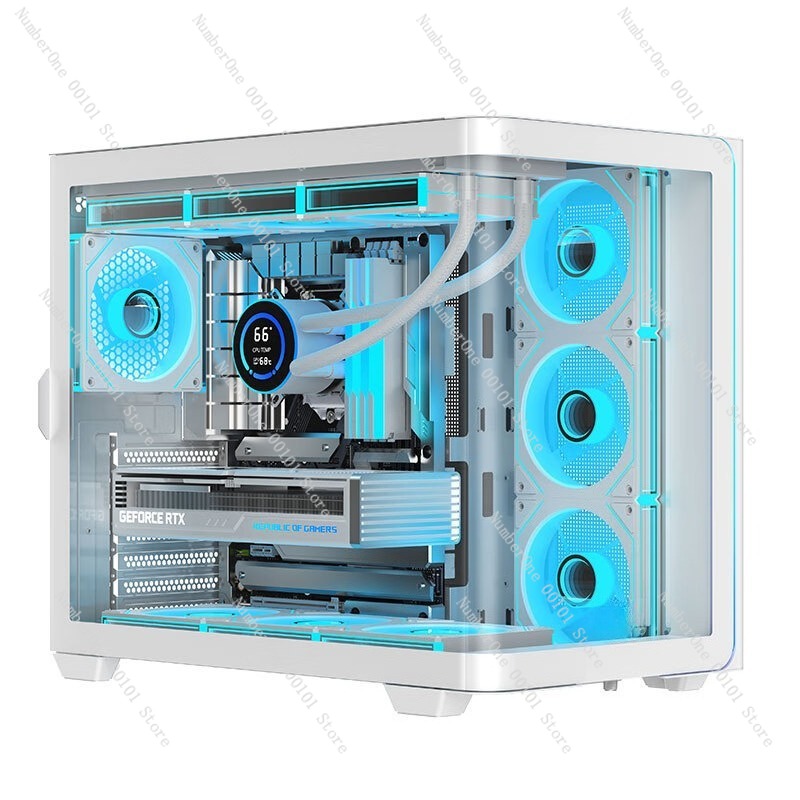 Panoramic Curved Glass Desktop - Pc Gaming Liquid 리뷰 및 가격