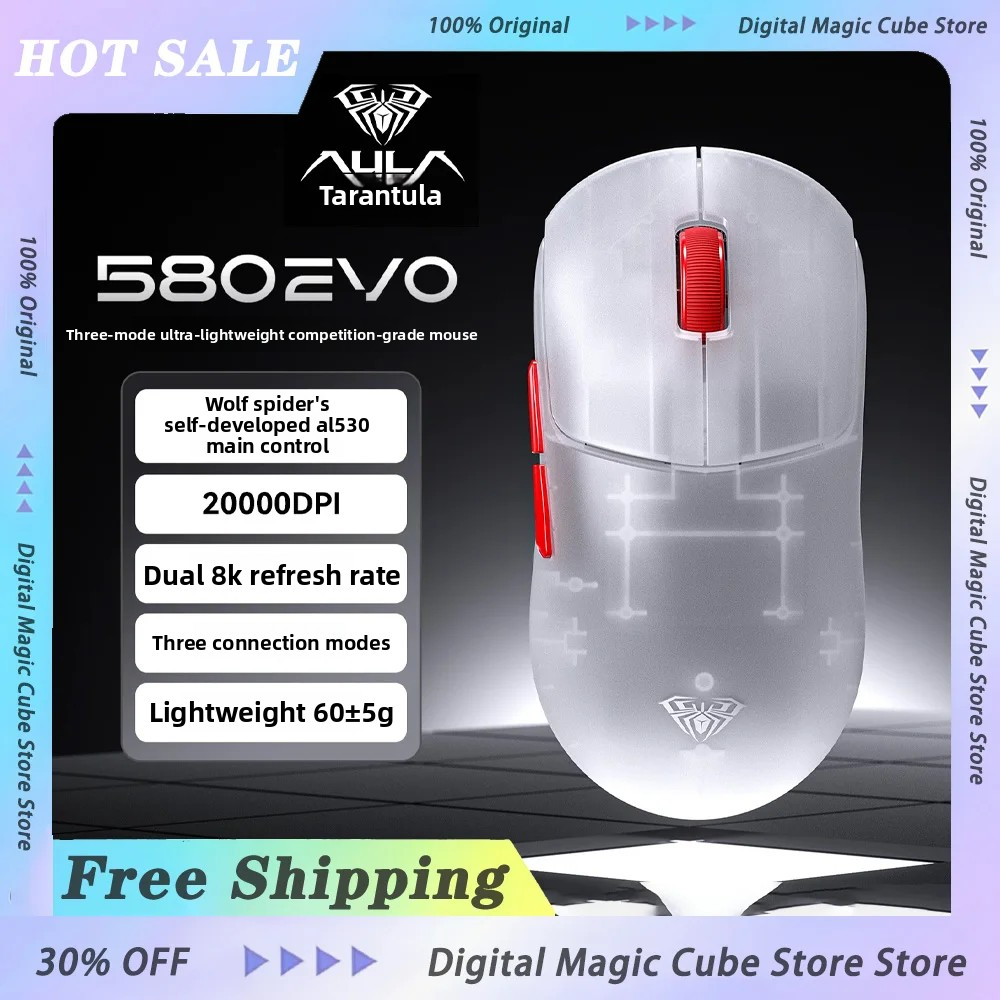 AULA SC580 EVO Tri Mode Wirele - Wireless Gaming Mouse 리뷰 및 가격