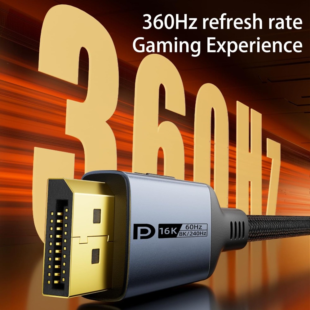 DP 2.1 Cable 3.3ft, 80Gbps 16K - Pc Gaming Rtx 5090 리뷰 및 가격