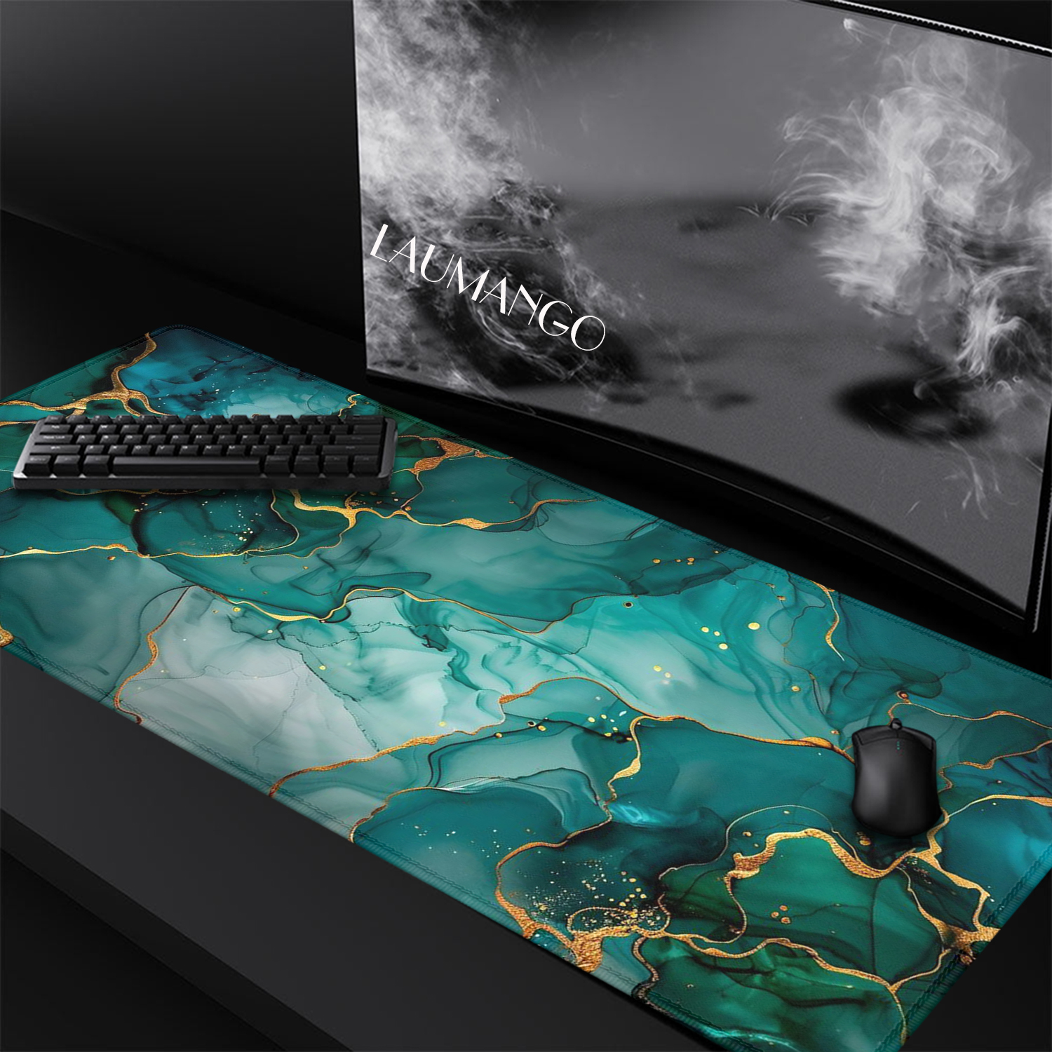 Gaming Mouse Mat Dark Green Ma - Pc Gaming Liquid 리뷰 및 가격