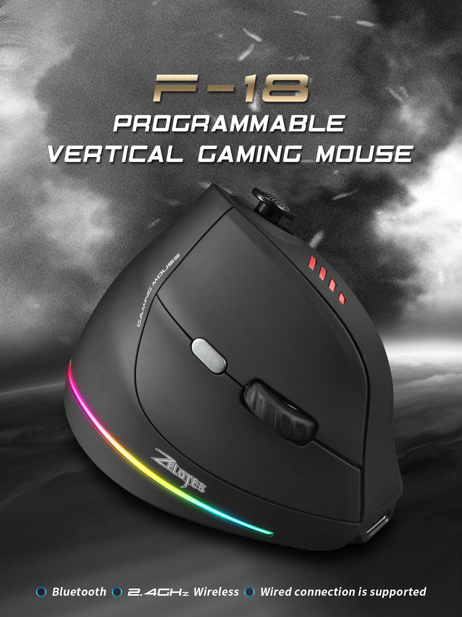 Jomaa RGB Backlit Wireless Ver - Wireless Gaming Mouse 리뷰 및 가격