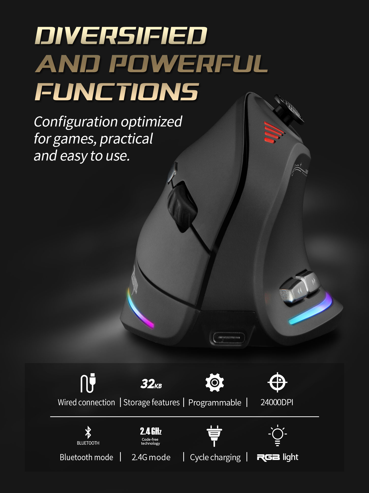 Jomaa RGB Backlit Wireless Ver - Wireless Gaming Mouse 리뷰 및 가격
